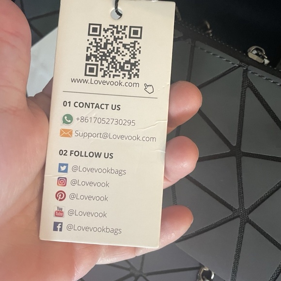 LOVEVOOK Holographic Reflective Tote Bag,Clutch Wallet, Shoulder Bags - Picture 4 of 12